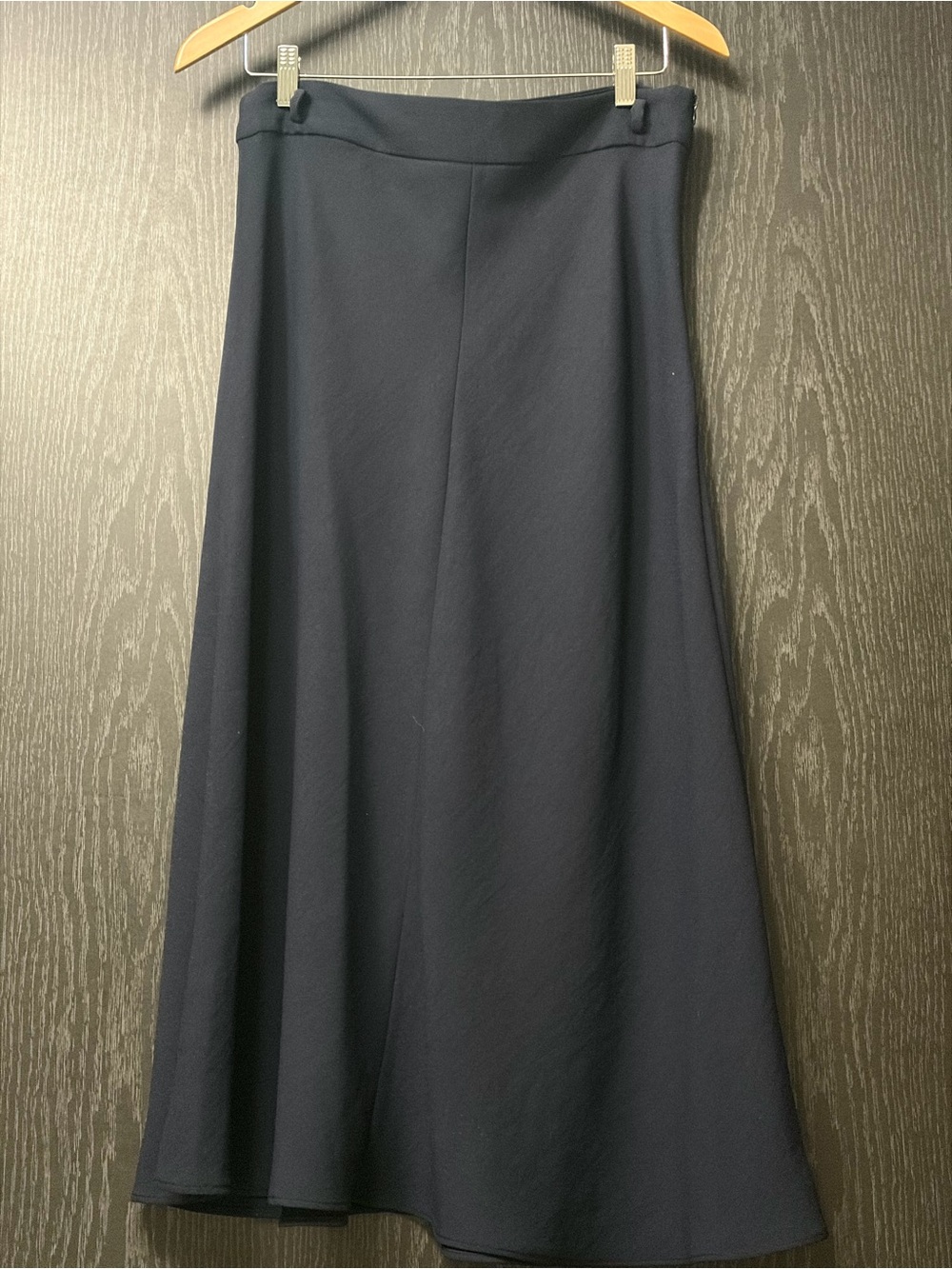 Zara Dark Navy Maxi A-Line Skirt